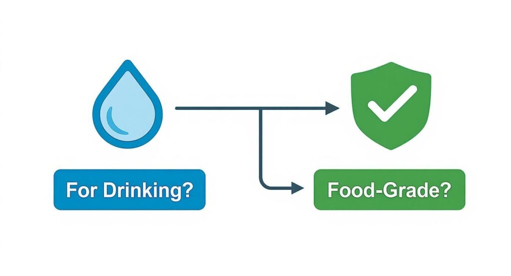 Infographic about water storage container