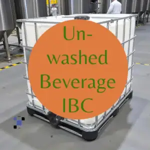 1000 litre 275 gallon unwashed previous food use ibc tote with 2 inch butterfly ball valve