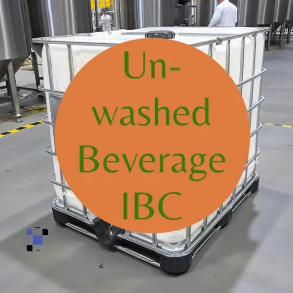 1000 litre 275 gallon unwashed previous food use ibc tote with 2 inch butterfly ball valve