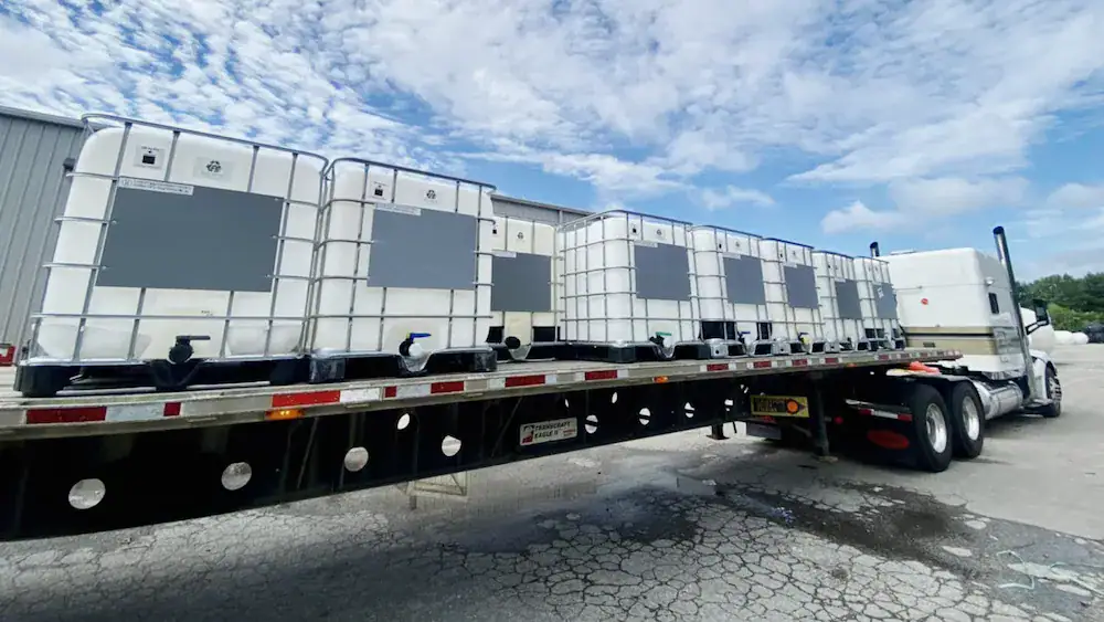 ibc totes on truck for transport 2 enhanced