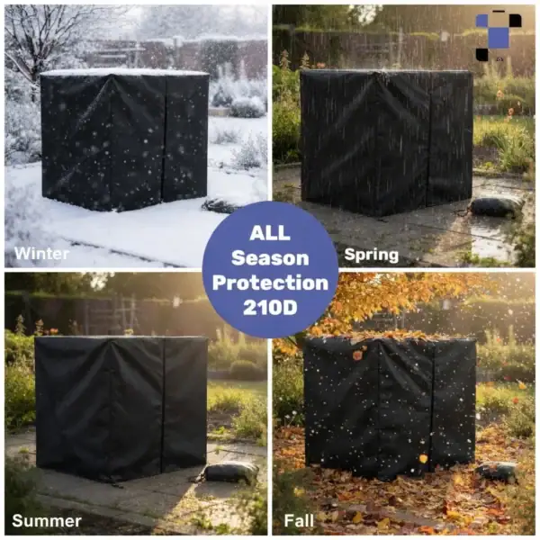 210d ibc tote cover – waterproof weather protection for 275 gal / 1000l water tank