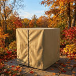 ibc tote cover waterproof weather protection for 275 gal 1000l water tank 600d tan