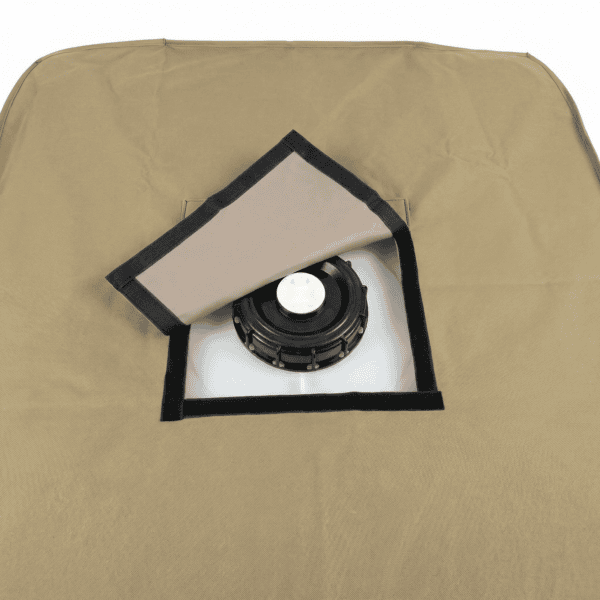 ibc tote cover waterproof weather protection for 275 gal 1000l water tank 600d tan