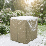 ibc tote cover waterproof weather protection for 275 gal 1000l water tank 600d tan