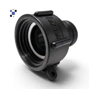 2 inch female buttress/coarse thread to 1/4" male camlock/quick connect adapter