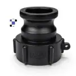 2 inch female buttress/coarse thread to 1 1/2″ male camlock/quick connect adapter