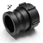 2 inch female buttress/coarse thread to 2" male camlock/quick connect adapter