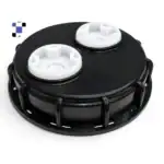 6 inch ibc tank top lid with two 2" npt female inlets