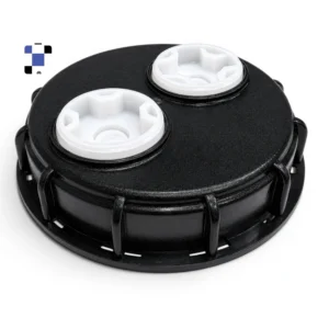 6 inch ibc tank top lid with two 2" npt female inlets