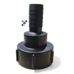 2" female buttress coarse thread to 1" hose barb hose fitting