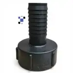 2" female buttress coarse thread to 1 1/4" hose barb hose fitting