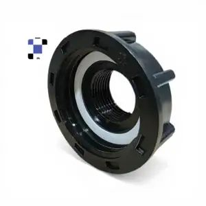 2″ female buttress/coarse thread to 1″ extended female adapter