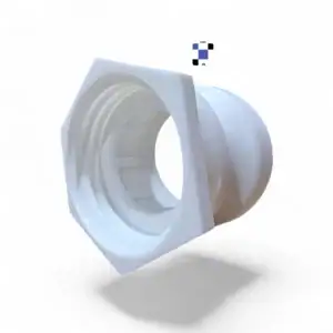 2 inch female buttress/coarse thread to 2" male camlock/quick connect adapter white