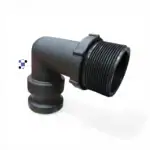 2 inch male npt fine thread w/90 degree elbow to 2 inch male camlock e200 to 2 inch male