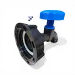 2" buttress coarse thread to 3/4" npt plastic tap/faucet for drums an jugs with blue handle spigot, 3/4" water hose outlet