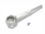 aluminum drum wrench — non sparking bung wrench tool for 10, 15, 20, 30 & 55 gallon barrels