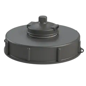6″ 150mm ibc fill cap with 2″ pressure & vacuum air vent