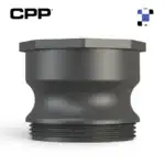 cpp 2’’ short camlock male with 20b x s60x6 female, gasket. sku:cmasl20udnb027