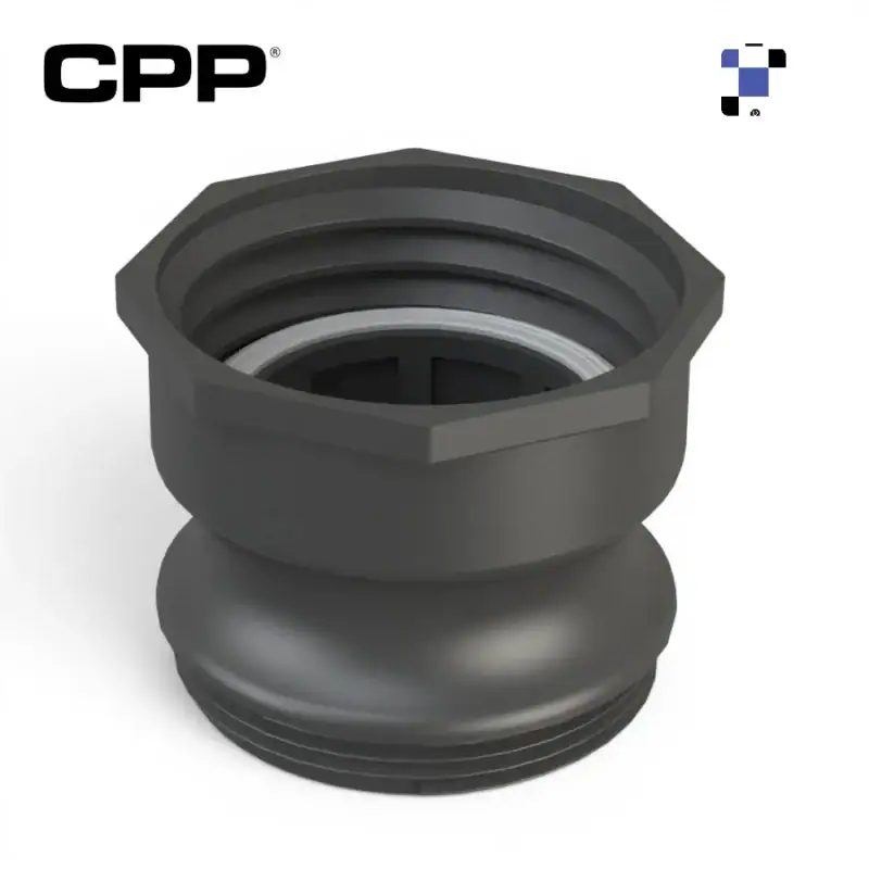CPP 2’’ short Camlock male with 20B X S60X6 female, gasket. SKU ...
