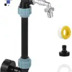 3/4 inch faucet/tap swan neck extender/riser outlet with hose connector elevated faucet extension