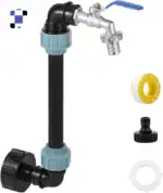 3/4 inch faucet/tap swan neck extender/riser outlet with hose connector elevated faucet extension