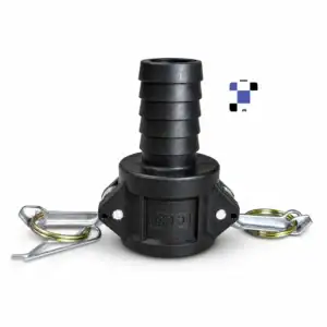 1 1/2" c150 female camlock to 1 1/2" male hose barb