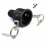 1 1/2" c150 female camlock to 1 1/2" male hose barb