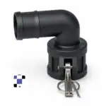 2 inch female camlock b200 to 2 inch hose barb polypropylene elbow ibc adapter