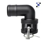 2 inch female camlock b200 to 2 inch hose barb polypropylene elbow ibc adapter