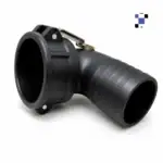 3 inch female camlock b300 to 3 inch hose barb polypropylene elbow ibc adapter