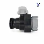 2 inch ibc ball valve assembly 75mm for schutz ibc tote bottles polypropylene with epdm gasket and 2 inch camlock/quick connect